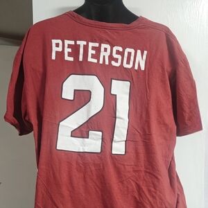 NFL Red Jersey with White Accents